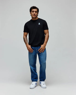 Aiden Back Graphic Tee - Black