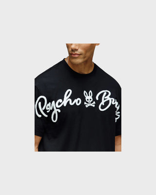 Tate Relaxed Fit Graphic Tee - Black