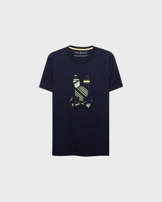 DREW GRAPHIC TEE - BARITONE BLUE