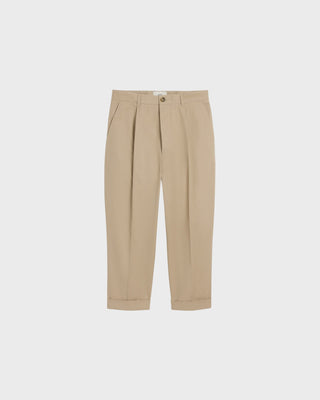 Elasticated Waist Pant - White Coffee