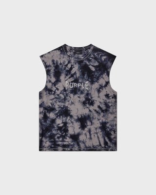 Tie Dye Tank Top - Grey