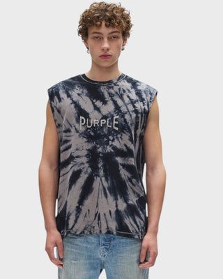 Tie Dye Tank Top - Grey