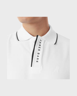 Men's Branded Polo Shirt - Brilliant White SV01