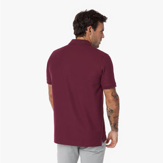 Men's Regular Fit Polo Shirt Tawny Port A11