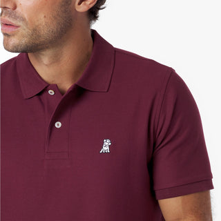 Men's Regular Fit Polo Shirt Tawny Port A11