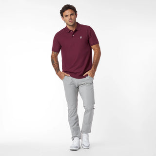 Men's Regular Fit Polo Shirt Tawny Port A11