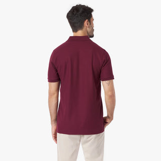 Men's Regular Fit Polo Shirt Tawny Port A295