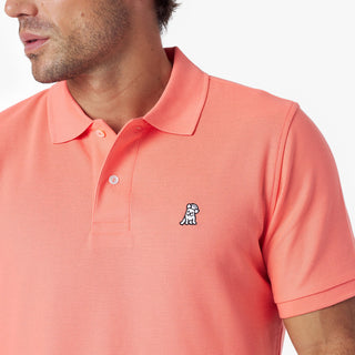 Men's Regular Fit Polo Shirt Fusion Coral A11