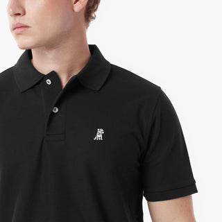 Men's Regular Fit Polo Shirt - Black Beauty