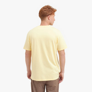 Men's Crew Neck Jersey T-Shirt Pale Banana A11