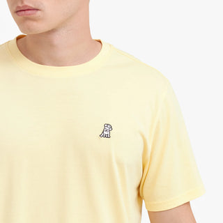 Men's Crew Neck Jersey T-Shirt Pale Banana A11