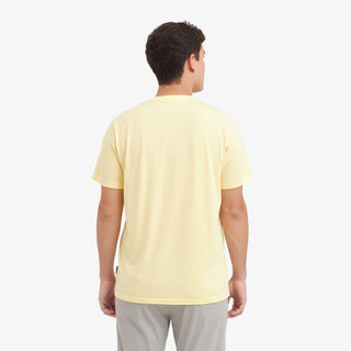 Men's Crew Neck Jersey T-Shirt Pale Banana A291