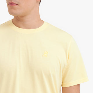 Men's Crew Neck Jersey T-Shirt Pale Banana A291