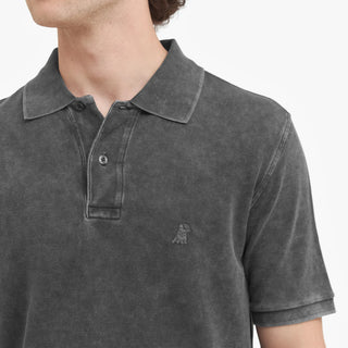 Men's Dyed Polo Shirt Pavement