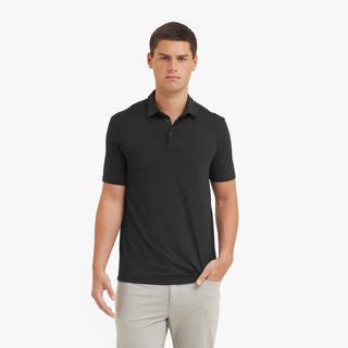 Men's Performance Polo Shirt - BLACK BEAUTY SV02