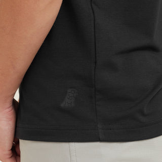 Men's Performance Polo Shirt - BLACK BEAUTY SV02