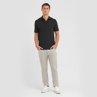 Men's Performance Polo Shirt - BLACK BEAUTY SV02