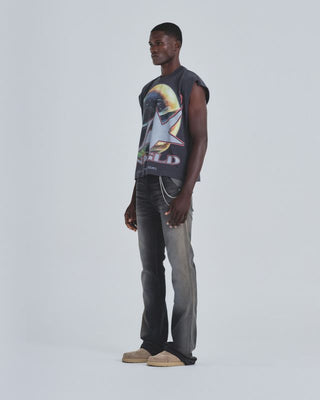 Holy State Neo Terra Sleeveless T-Shirt - Vintage Gray