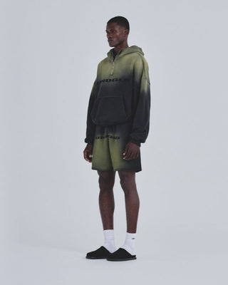 Holy State Undrgld Half Zip Hoodie - Black/Yellow