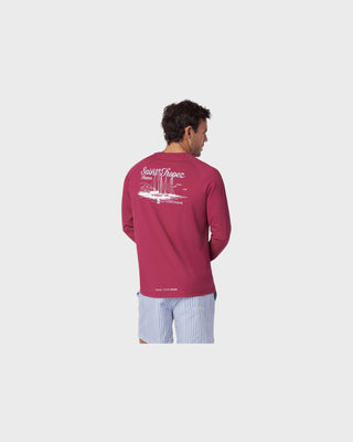 Men's Saint Tropez Rashguard Salsa