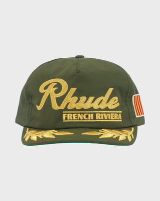Rhude French Riviera Hat Green/Gold