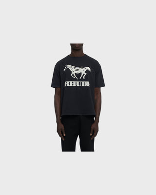 Dinero Tee - Vintage Black/White