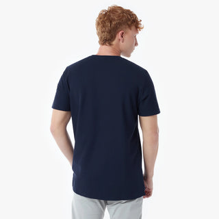 Men's Piqué T-Shirt - Dress Blue