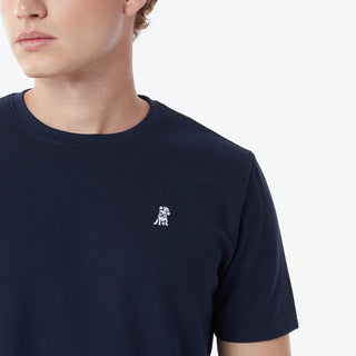 Men's Piqué T-Shirt - Dress Blue