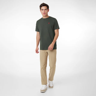 Men's Crew Neck Jersey T-Shirt Grape Leaf A198
