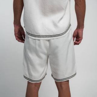 Corto Fiorito Short - White