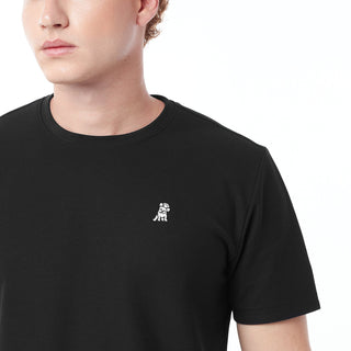 Men's Piqué T-Shirt - Black Beauty