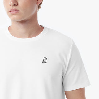 Men's Piqué T-Shirt - Brilliant White