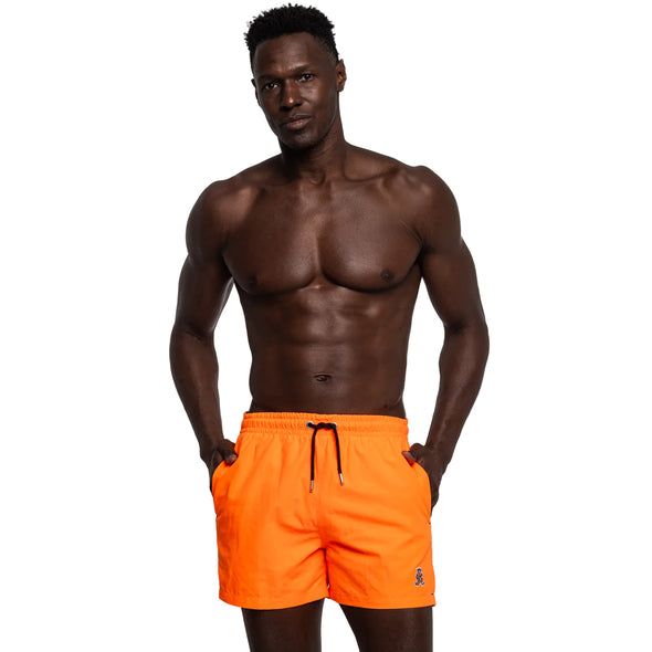 Frog Swim Trunks - Neon Orange
