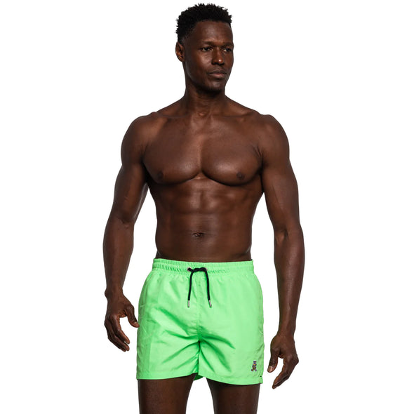 Frog Swim Trunks - Neon Green