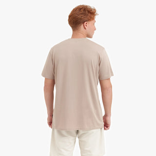 Men's Crew Neck Jersey T-Shirt Simply Taupe A11
