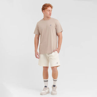 Men's Crew Neck Jersey T-Shirt Simply Taupe A11