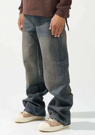 MIRAMAR Jeans - Coated Blue