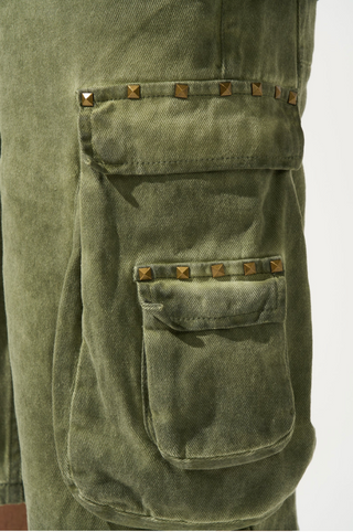 OLEA Cargo Shorts - OLIVE
