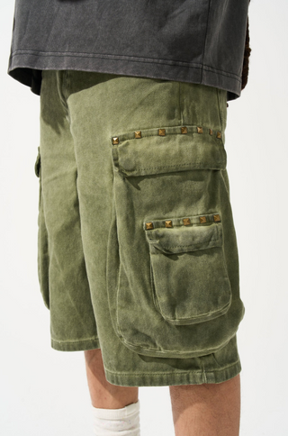 OLEA Cargo Shorts - OLIVE