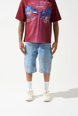 FLORENCE Denim Shorts - BLUE