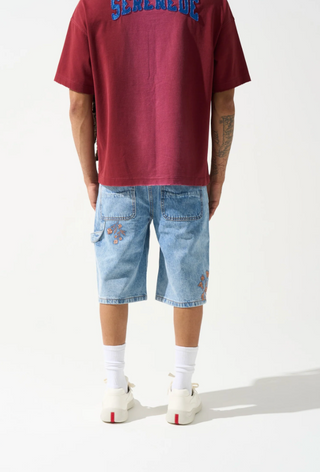 FLORENCE Denim Shorts - BLUE