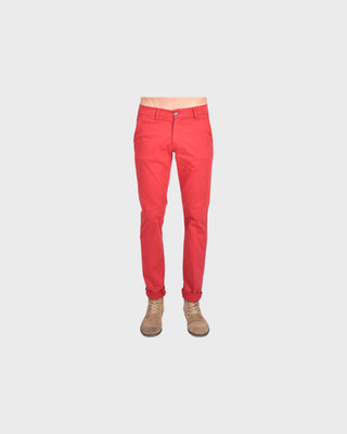 Slim Fit Chino Pants - Red