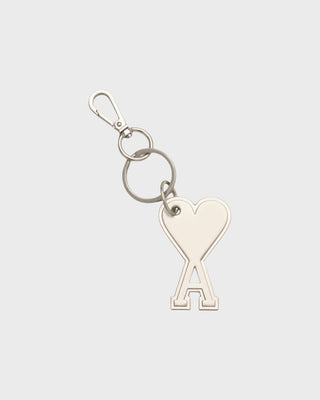 Ami De Coeur Keyring - Vibrated Silver