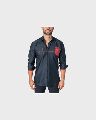 Fibonnacci Heartbeat - Black