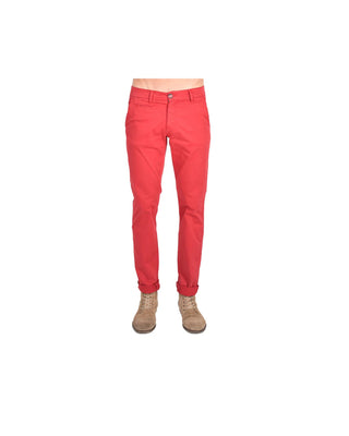 Slim Fit Chino Pants - Red