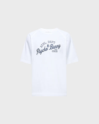Matteo Raglan Graphic Tee - White