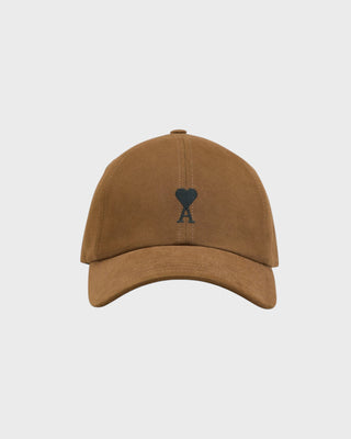 Ami De Coeur Embroidery Cap Peach Effect - Hazelnut