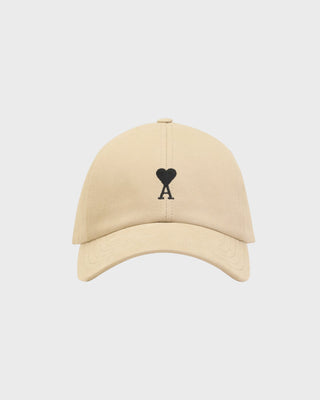 Ami De Coeur Embroidery Cap Peach Effect - White Coffee