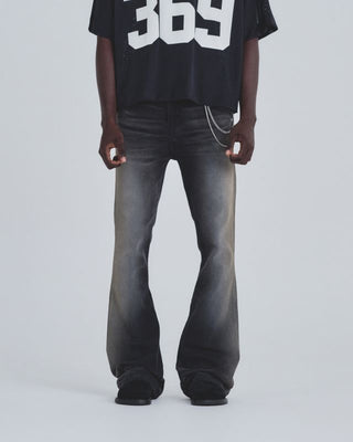 Holy State UNDRGLD Flare Jeans - Faded Black