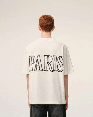 Ami Paris Teeshirt (Boxy) - Blanc Creme